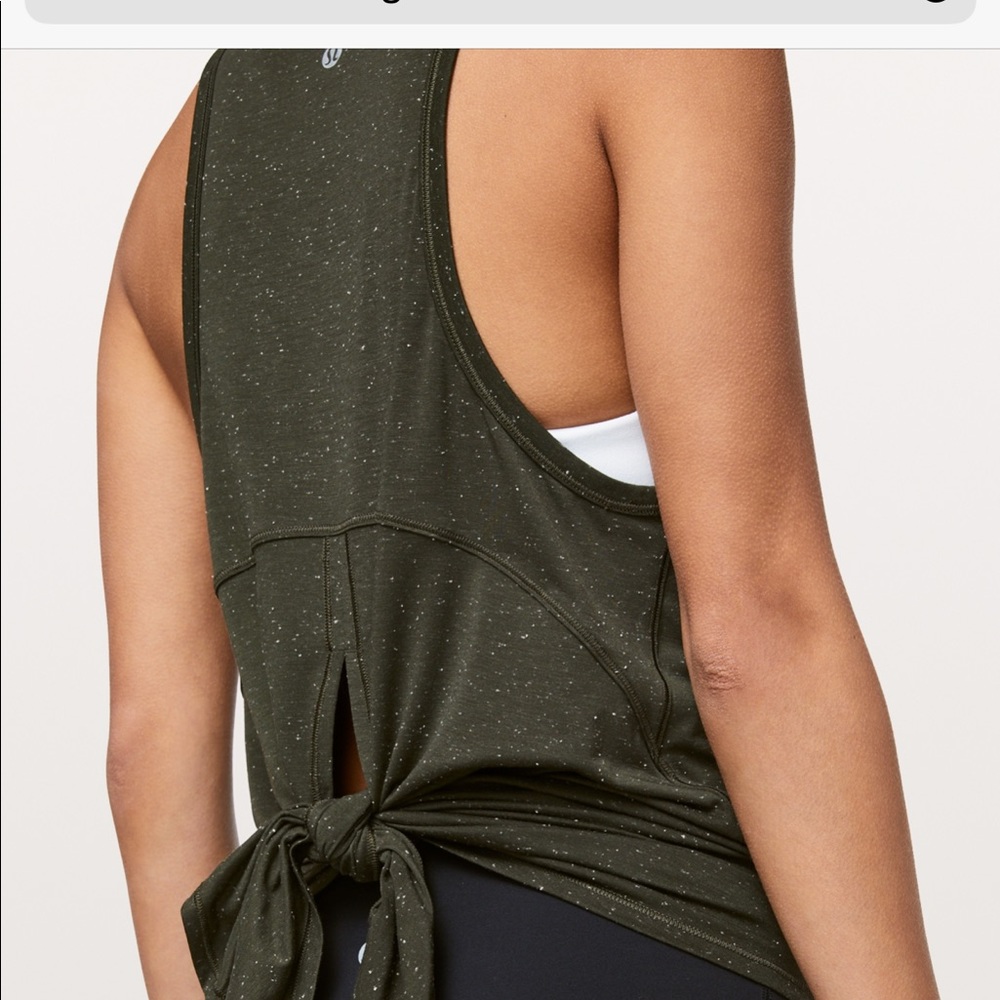 Lulu lemon tie back tank